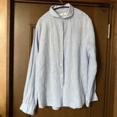 エディフィス　リネンシャツ ライトブルー　ＸＬのサムネイル