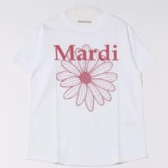 Mardi Mercredi Tシャツ ホワイト ピンク