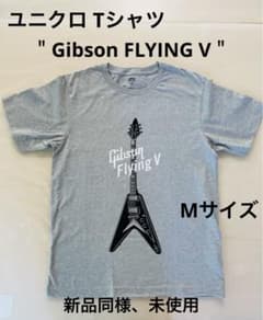 【未使用品】 ユニクロTシャツ 『GibsonフライングV』 Mサイズのサムネイル