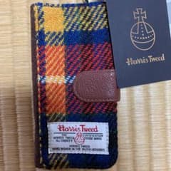 Harris Tweed iPhone se 手帳型ケースのサムネイル