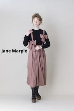 Jane Marple リボンストラップドレス ピンク - メルカリ