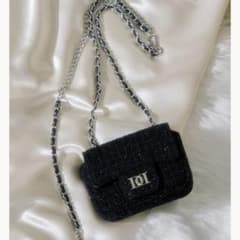 【新品未開封】LUCKY BAG 2026ラメツイードミニポシェットのサムネイル