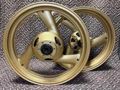 xjr400 ホイール ゴールドメタリック リペア xjr400 ホイール ゴールドメタリック リペア - メルカリ