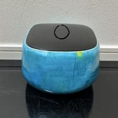 浅黄釉四方水指 茶道具懐石茶箱鵬雲斎坐忘斎淡々斎即中斎茶碗香合棗水