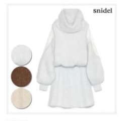 snidel モヘアニットワンピースのサムネイル
