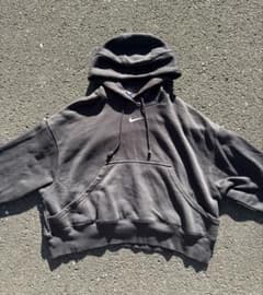 NIKE ナイキ パーカー ブラック 黒 L 短丈 swag archiveのサムネイル
