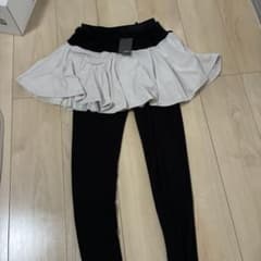 o*e様 philter スカッツ スカート レギンス付き ブラック ホワイトのサムネイル