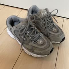 X-girl×FILAコラボスニーカー(24cmグレー)オニツカタイガーNIKE