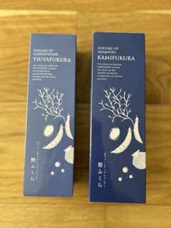 通販生活　髪ふくらシャンプー&艶ふくらコンディショナー　セットのサムネイル