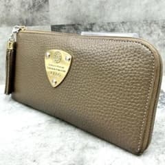 美品✨ATAO リモ ケリー 長財布 ブラック 黒 ゴールド 三角プレート 極美品 アタオ limo リモ ケリー 長財布 ラウンドファスナー 三角