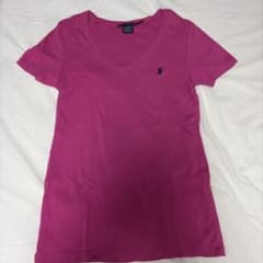 Ralph Lauren Sport Vネック 半袖 Tシャツ ピンクのサムネイル