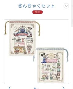 ディズニーシー25周年ミッキーきんちゃくセットのサムネイル