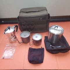 WAQ 収納ケース付き キャンプ用 コーヒーセットのサムネイル