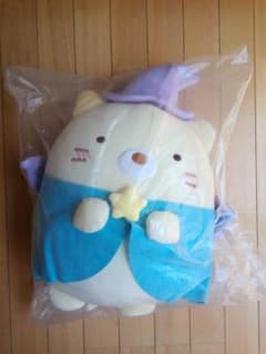 스미코구라시 영화 후와무뉴쿠션 고양이 파란 달밤의 마호노코 약 50cm