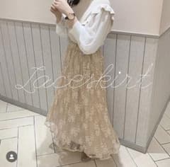 NICE CLAUP♡リバーシブルレーススカートのサムネイル