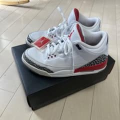最終値下げです。Air Jordan 3 カトリーナ　ホワイト/レッドのサムネイル