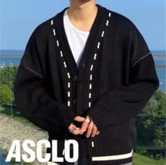 まちゃまちゃ様専用　asclo カーディガンのサムネイル