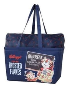 ケロッグ Kellogg's 大容量 ファスナー付き保冷 レジバッグのサムネイル
