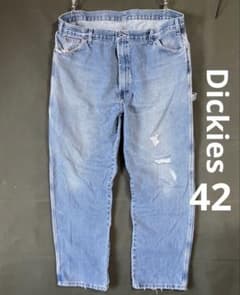 뛰어난 페이드 W42 Dickies 데님 페인터 팬츠 1993SNB