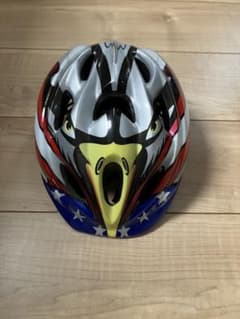 子ども用自転車ヘルメット アメリカ国旗デザインのサムネイル