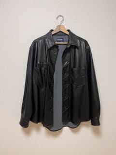 Wrangler 合成皮革ジャケット S 黒のサムネイル