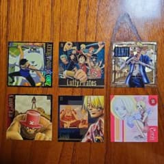 平成レア】ワンピース ONE PIECE 森永製菓 シール 6枚セット - メルカリ