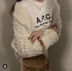 zara ニットカーディガン　ホワイトのサムネイル