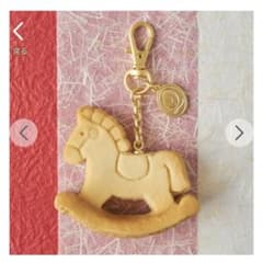 Q-pot 福袋限定品 木馬焼きたてクッキーバッグチャーム ハガキ付き