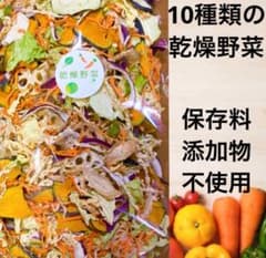 10種類の乾燥野菜　時短料理　栄養満点　便利　忙しい方へ　100g×2袋のサムネイル