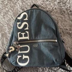 GUESS デニムブルー リュックのサムネイル