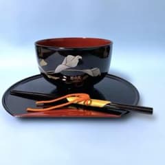桂由美 椀 丼 盆 箸 新品5脚セットのサムネイル