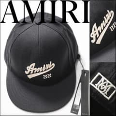 新品 AMIRI アミリ ロゴ ベースボールキャップ ブラック M/59CM