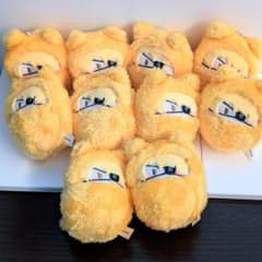 화려한 복숭아 퉁퉁 쿠루미타피누이 10개 세트 봉제인형 키홀더