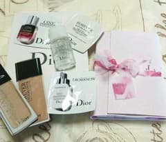 Dior ノベルティ ノートブック 化粧水 手帳 サンプルのサムネイル