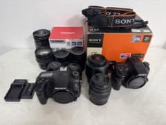 SONY α77II / α57ズームレンズキット＋レンズ6本ミノルタ・タムロン SONY α77II / α57ズームレンズキット＋レンズ6本ミノルタ・タムロン
