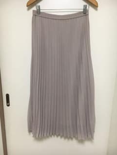 Lサイズ　ユニクロ　シフォンプリーツスカートのサムネイル