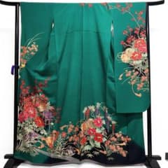振袖　金駒刺繍　金彩　牡丹　梅花　鼓　成人式　着物　052b 振袖 金駒刺繍 金彩 牡丹 梅花 鼓 成人式 着物 052b | Mercari