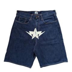 A BATHING APE デニムショーツ ジョーツ エイプ ベイプ ワンスター A BATHING APE デニムショーツ ジョーツ エイプ ベイプ ワンスター