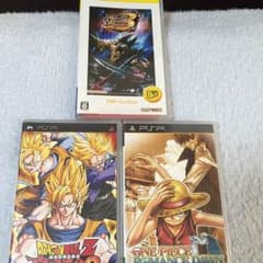 ワンピース、ドラゴンボール、モンハンのサムネイル