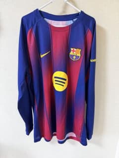 Nike 正規品 FCバルセロナ 25/26 長袖 ホームユニフォームXL - メルカリ