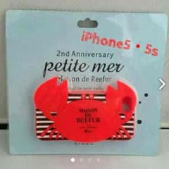 値下げ！♡梨花 iPhone5 ケース メゾンドリファー カニのサムネイル