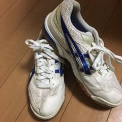 値下げしました❗️アシックスバレーボールシューズ25cm 室内靴のサムネイル