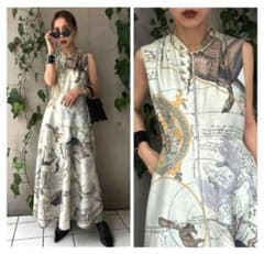 【AMERI】RILEY HOROSCOPE DRESS Ameri（アメリ）の「RILEY HOROSCOPE DRESS（ワンピース）」 - WEAR