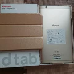 [3/6まで専用]docomo dtab Compact d-01J ゴールドのサムネイル