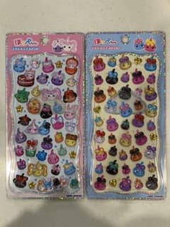 最終お値下げ！　ほっぺちゃんプチドロップステッカー　2シートセットのサムネイル
