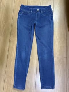 レディース スキニーデニムパンツ ブルー