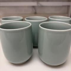 伊万里色鍋島 青磁湯呑み5客セット - メルカリ