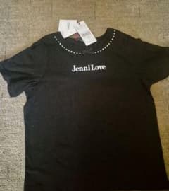 JENNI love Tシャツ ブラック 新品タグ付き140㎝のサムネイル