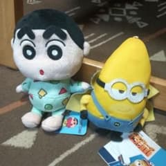 크레용 신짱 봉제인형 TM17 약 20cm, 미니언즈 봉제인형.
