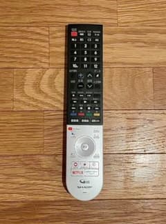 SHARP シャープ AQUOS アクオス　テレビ リモコンのサムネイル